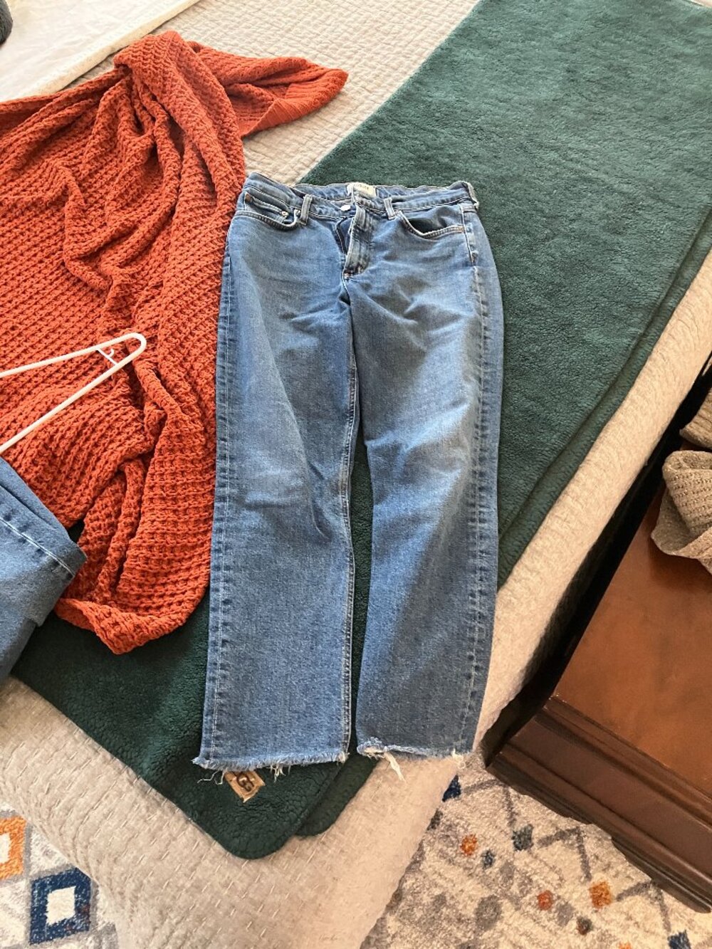 Agolde Merrell Midrise Straight Leg Jeans